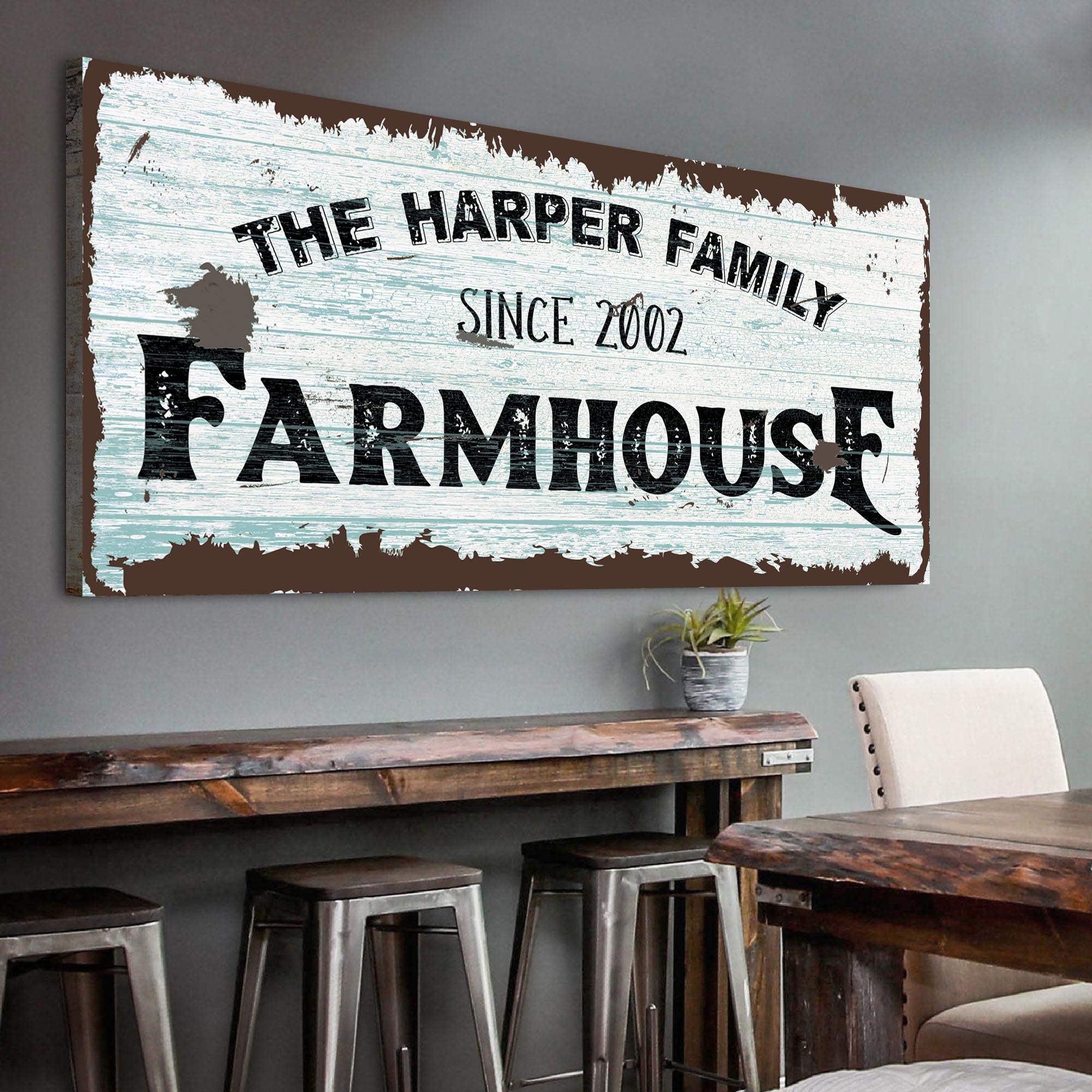 Family Farmhouse Sign IV - Tailored Canvases - Flyclothing LLC