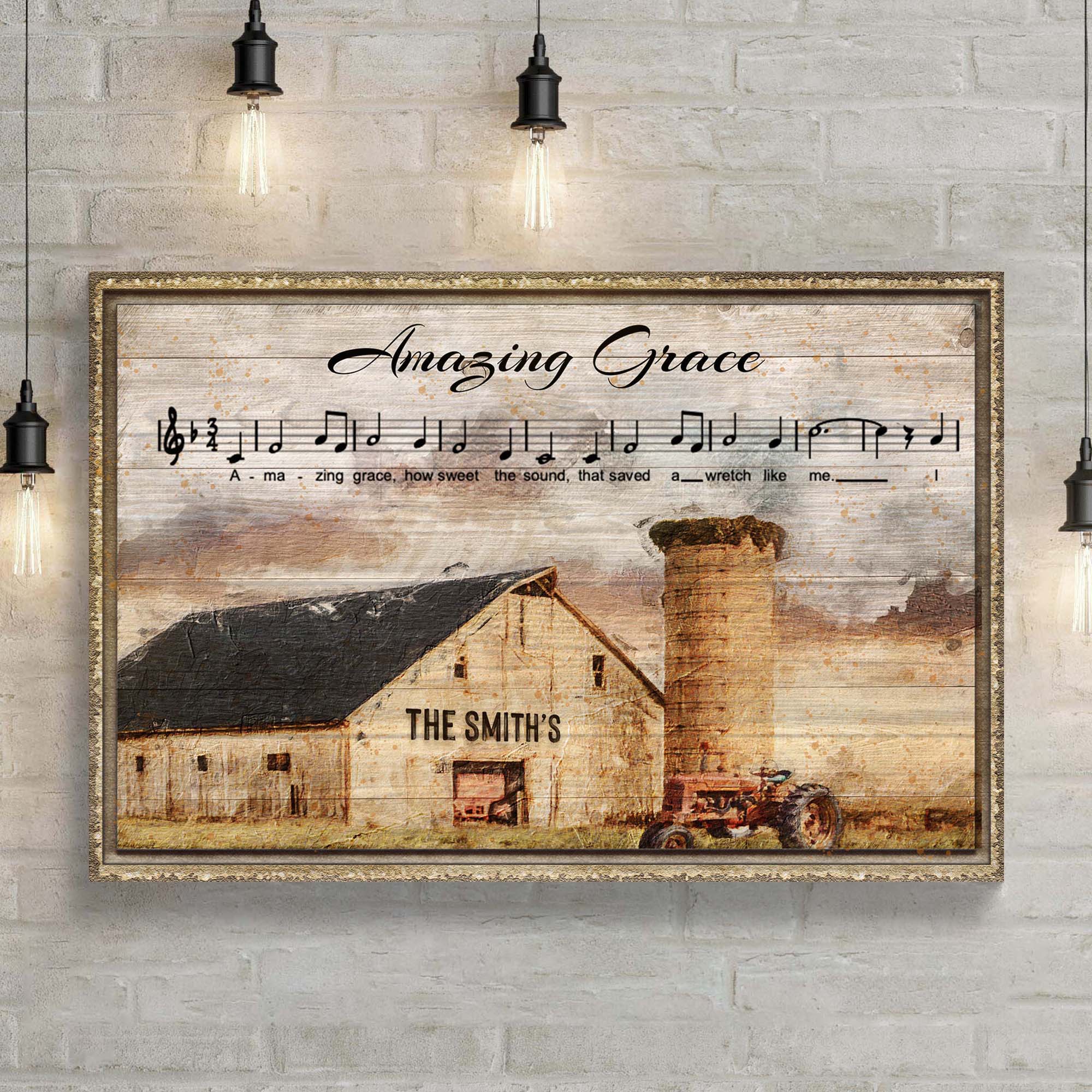Amazing Grace Family Sign II - Tailored Canvases - Flyclothing LLC