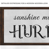 Sunshine Mixed With A Little Hurricane Sign II - Tailored Canvases - Flyclothing LLC