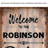 Welcome To The Patio Sign IV - Tailored Canvases - Flyclothing LLC