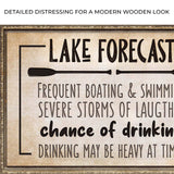 Lake Forecast Sign - Tailored Canvases - Flyclothing LLC