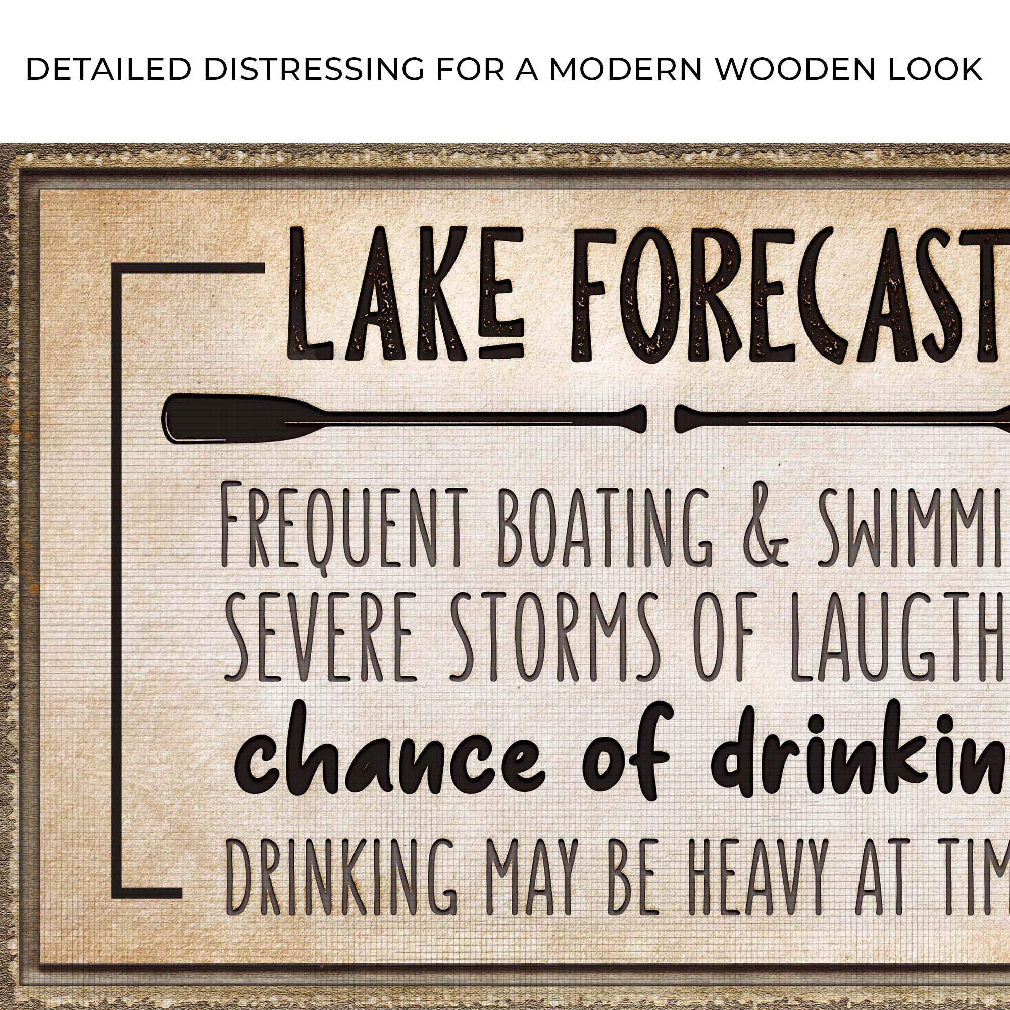 Lake Forecast Sign - Tailored Canvases - Flyclothing LLC