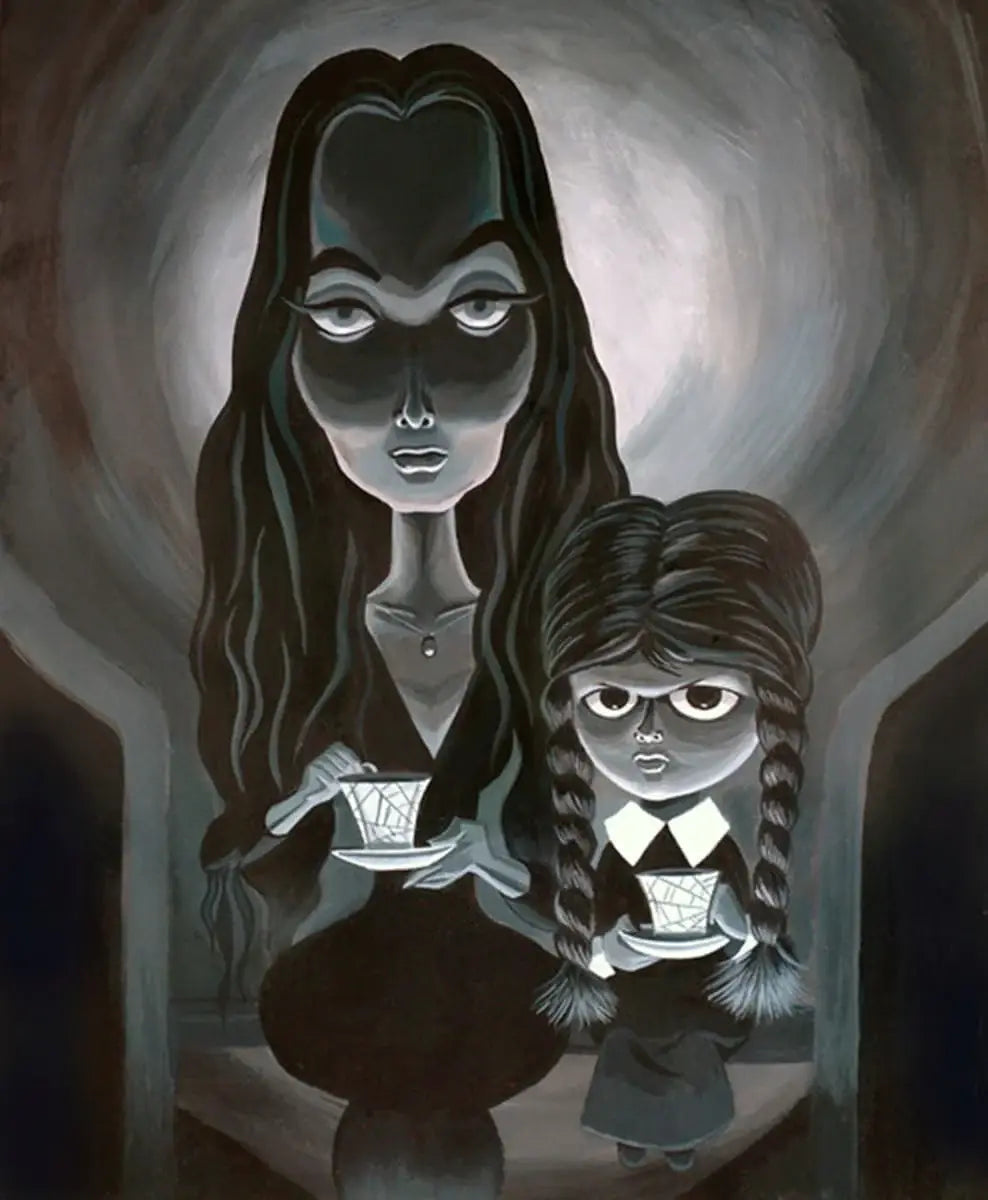 Black Market Art Company Tea with Mother Print - Black Market Art Company - Flyclothing LLC