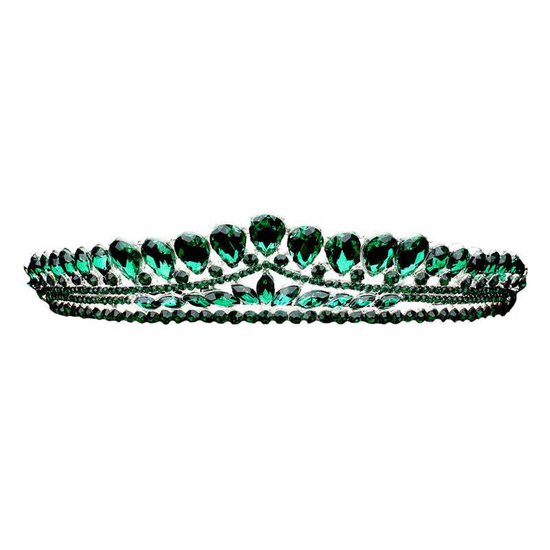 Teardrop Cluster Detailed Princess Tiara - Madeline Love - Flyclothing LLC