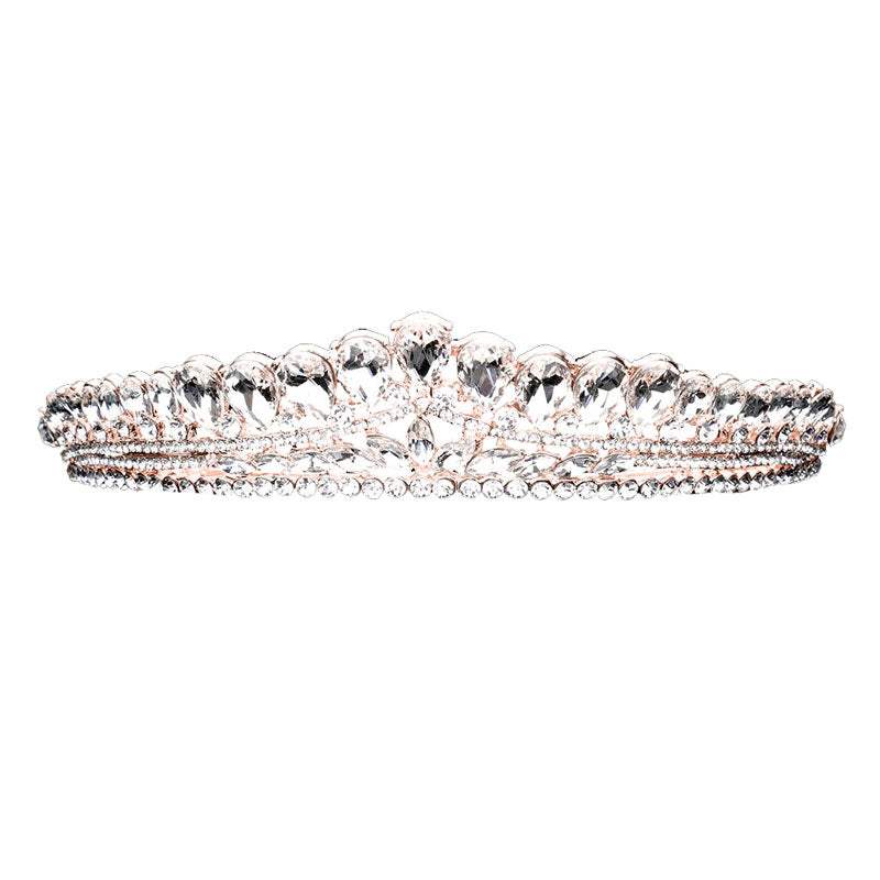 Teardrop Cluster Detailed Princess Tiara - Madeline Love - Flyclothing LLC