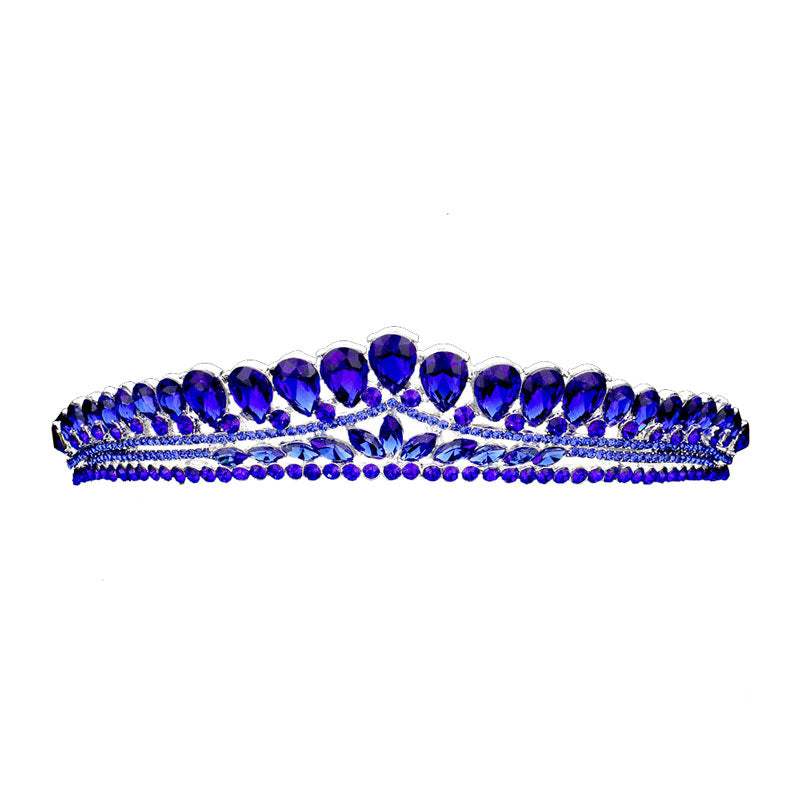 Teardrop Cluster Detailed Princess Tiara - Madeline Love - Flyclothing LLC