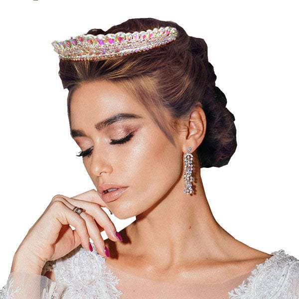 Teardrop Cluster Detailed Princess Tiara - Madeline Love - Flyclothing LLC
