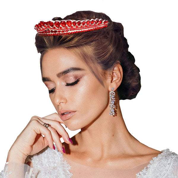 Teardrop Cluster Detailed Princess Tiara - Madeline Love - Flyclothing LLC