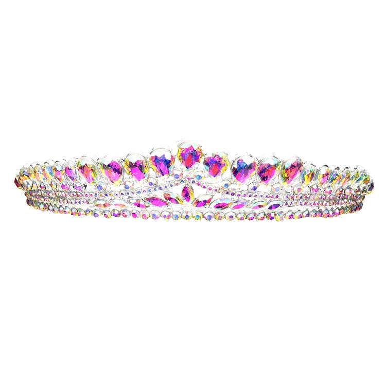 Teardrop Cluster Detailed Princess Tiara - Madeline Love - Flyclothing LLC