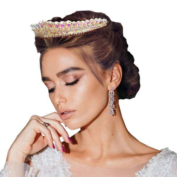 Teardrop Cluster Detailed Princess Tiara - Madeline Love - Flyclothing LLC