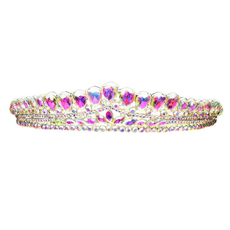 Teardrop Cluster Detailed Princess Tiara - Madeline Love - Flyclothing LLC