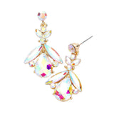 Teardrop Crystal Marquise Evening Earrings - Madeline Love - Flyclothing LLC