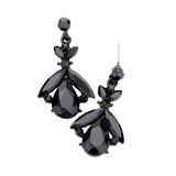 Teardrop Crystal Marquise Evening Earrings - Madeline Love - Flyclothing LLC