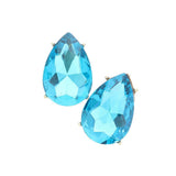 Teardrop Stone Evening Earrings - Madeline Love - Flyclothing LLC
