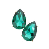 Teardrop Stone Evening Earrings - Madeline Love - Flyclothing LLC