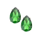 Teardrop Stone Evening Earrings - Madeline Love - Flyclothing LLC