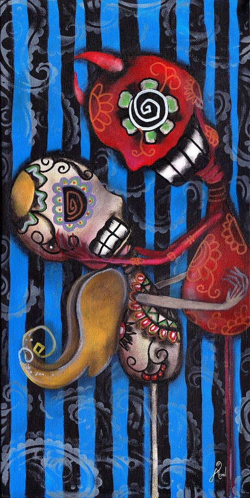 Black Market Art Company Temptation Devil Print