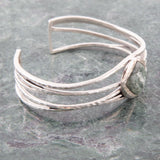 Terra Green Seraphinite and Sterling Silver Cuff Bracelet - Barse Jewelry