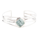 Terra Green Seraphinite and Sterling Silver Cuff Bracelet - Barse Jewelry