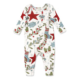 Baby's Christmas Fancy Bamboo Romper