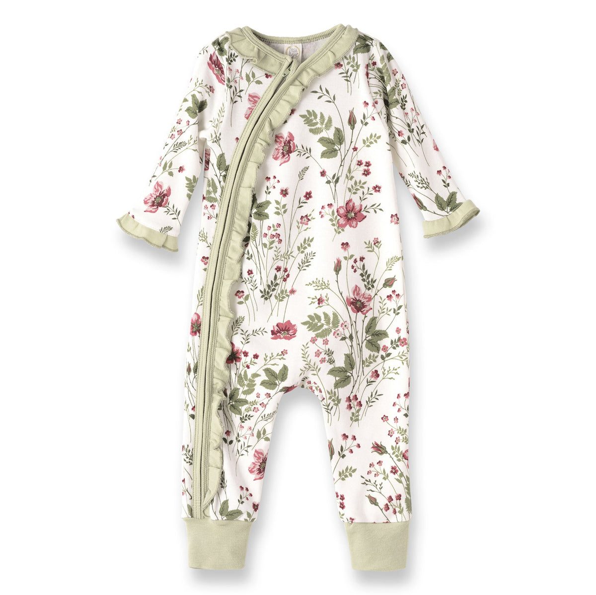 Pretty Petals Bamboo Zipper Romper - Tesa Babe - Flyclothing LLC