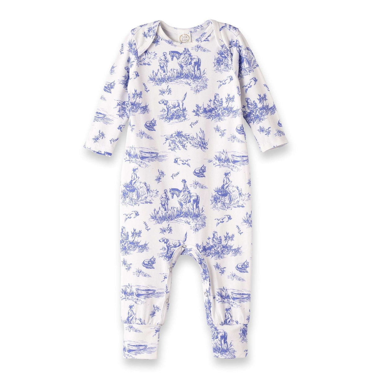 Baby Girl Toile de Jouy Bamboo Romper - Tesa Babe - Flyclothing LLC