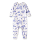Baby Girl Toile de Jouy Bamboo Romper - Tesa Babe - Flyclothing LLC
