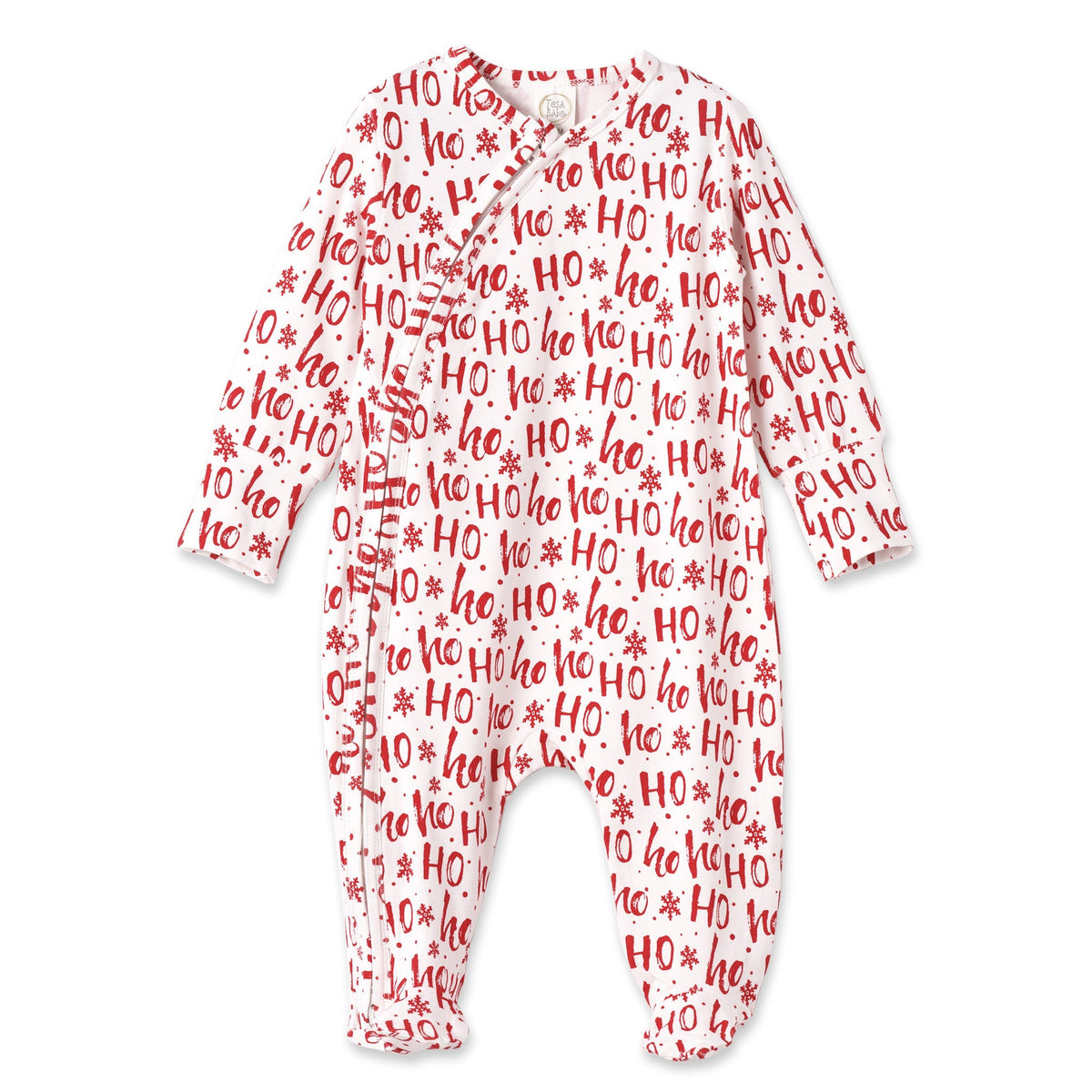 Christmas Ho-Ho-Ho Bamboo Baby Zipper Romper-Family Matching - Tesa Babe - Flyclothing LLC