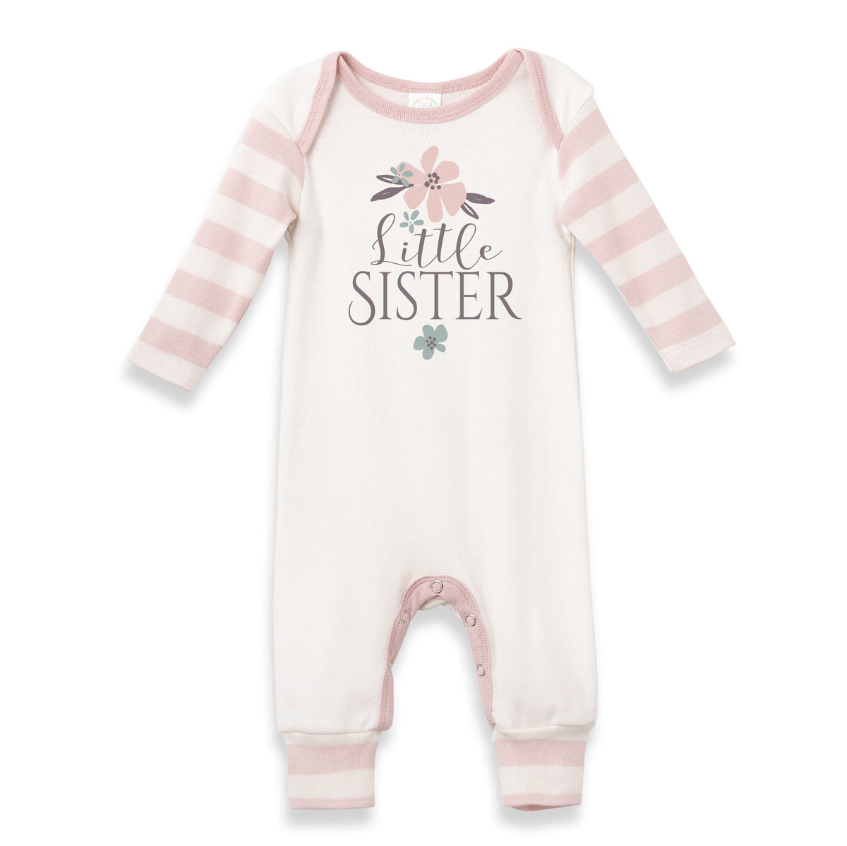 Little Sister Baby Girl Cotton Romper - Tesa Babe - Flyclothing LLC