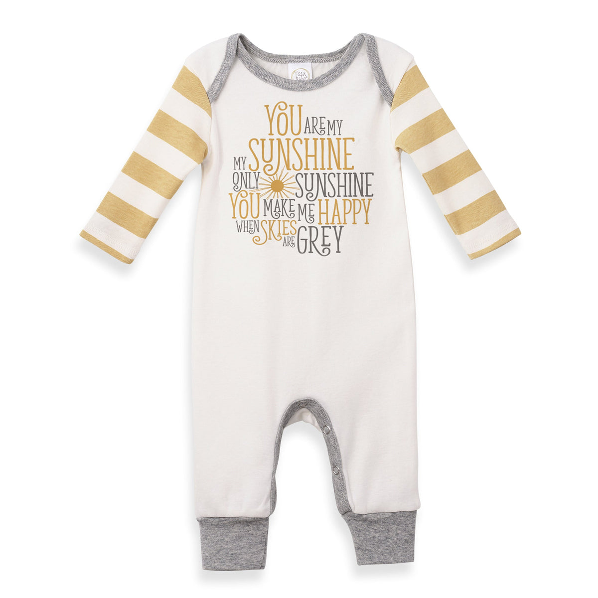 Baby's "You Are My Sunshine" Cotton Romper - Tesa Babe - Flyclothing LLC