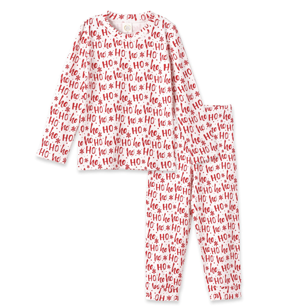 Christmas Ho-Ho-Ho Kids Bamboo Pajama Set-Family Matching - Tesa Babe - Flyclothing LLC