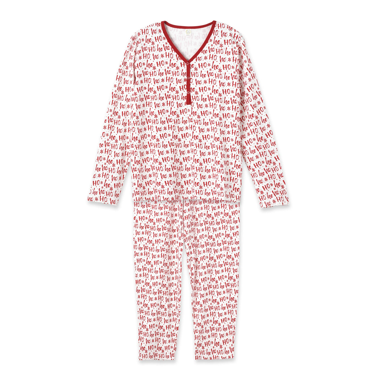 Christmas Ho-Ho-Ho Women's Bamboo Pajama Family Matching Set - Tesa Babe - Flyclothing LLC