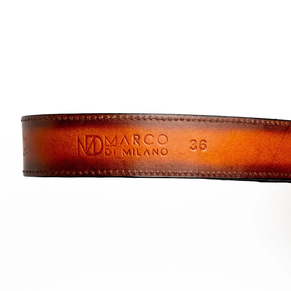 Texas Belt Aged Maple - Marco Di Milano - Flyclothing LLC