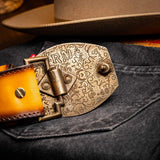 Texas Belt Mustard Brown - Marco Di Milano - Flyclothing LLC