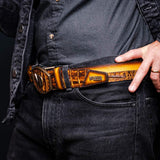 Texas Belt Mustard Brown - Marco Di Milano - Flyclothing LLC