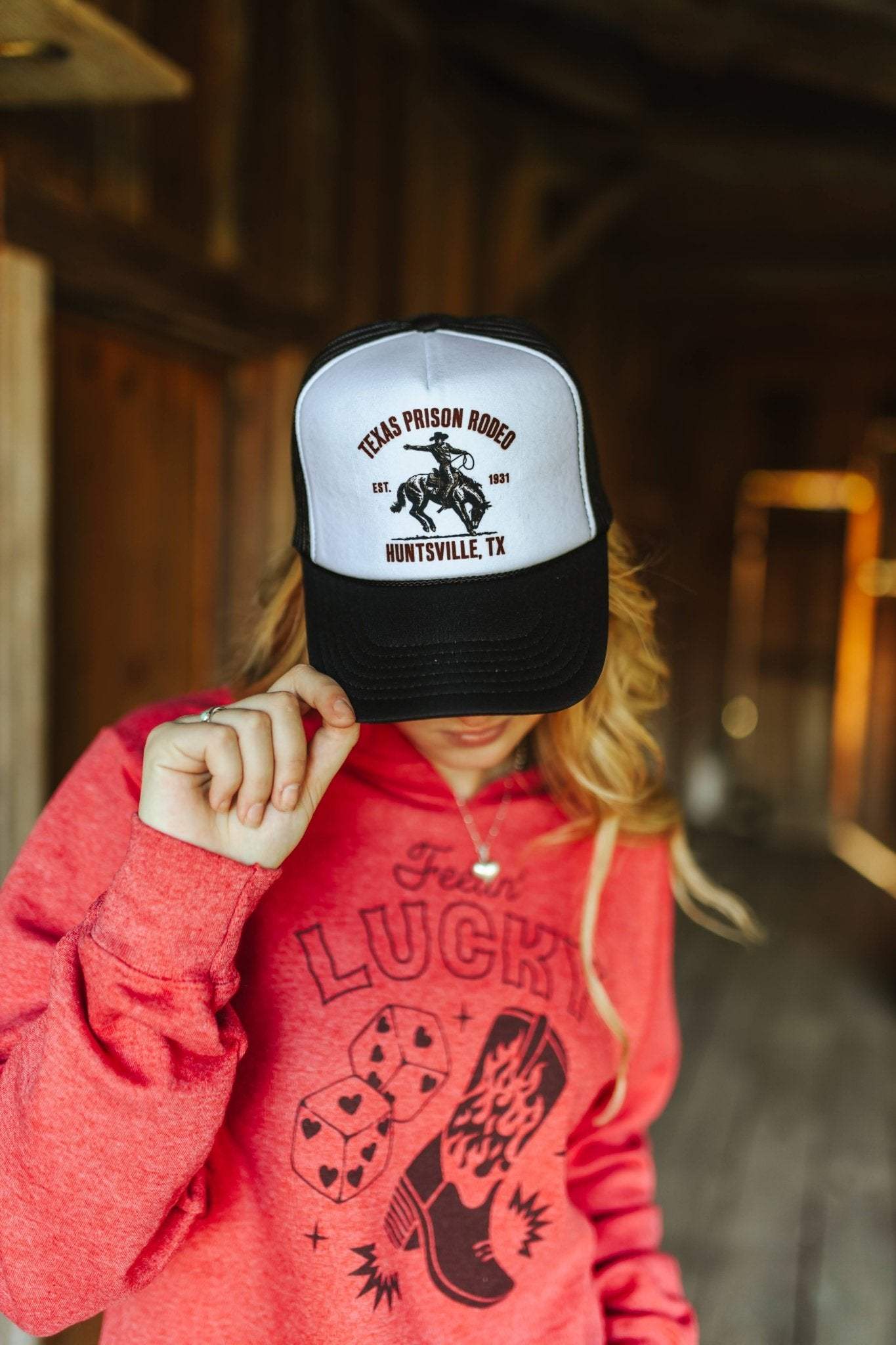 Texas Prison Rodeo Trucker Hat - Wild Junkie - Flyclothing LLC