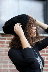 Textured Slouch Beanie - Boho Clothing and Accessories - Flyclothing LLC