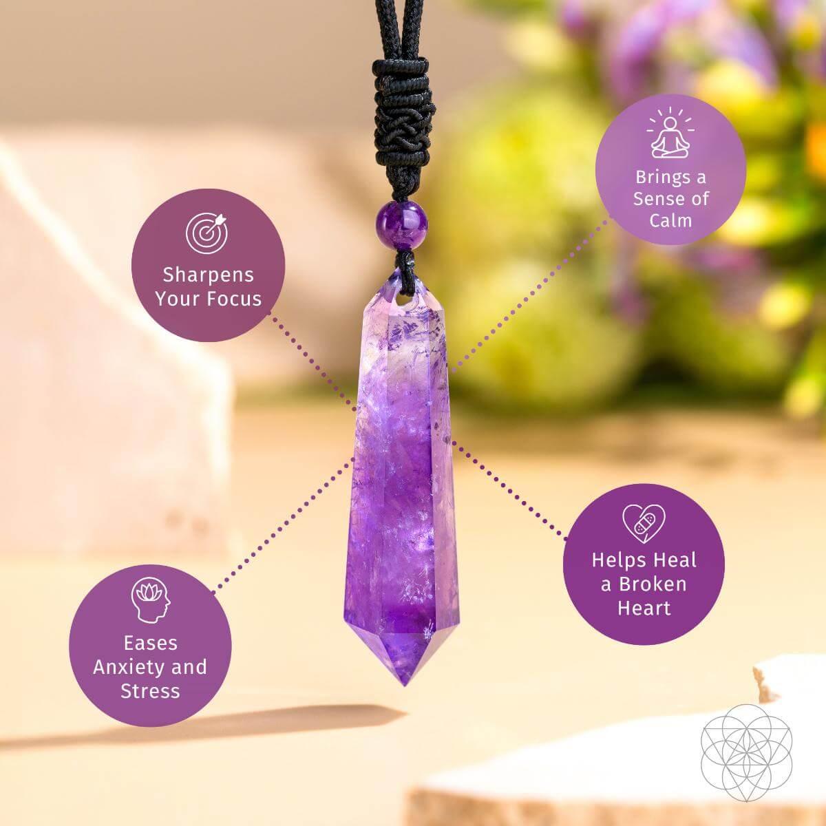 The Amethyst Talisman of Daily Stress Relief - Conscious Items - Flyclothing LLC