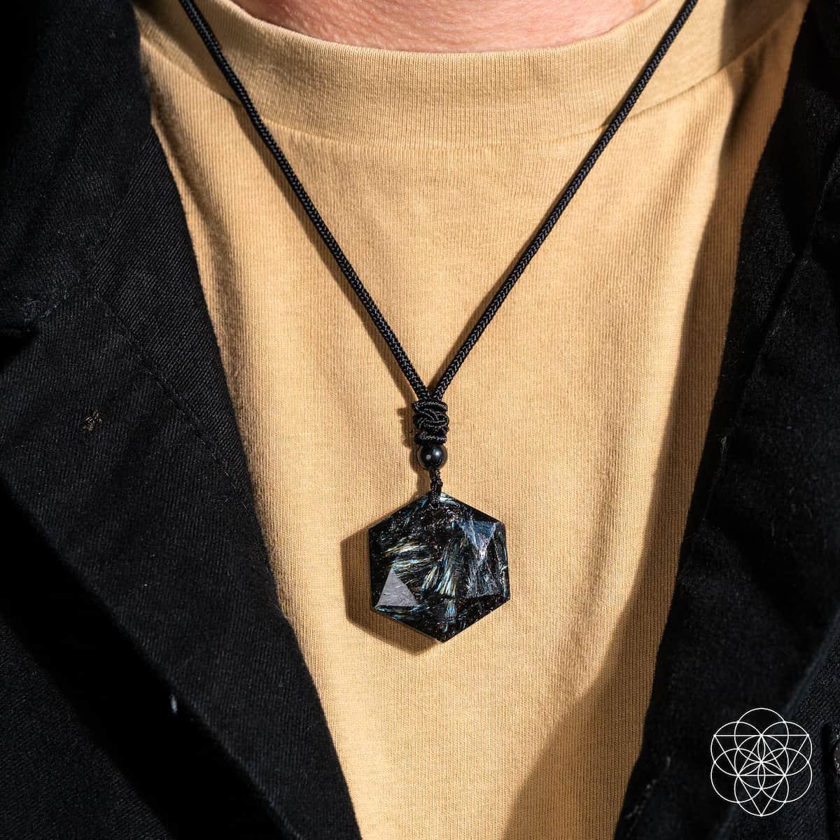 The Arfvedsonite Deep Healing Pendant - Conscious Items - Flyclothing LLC