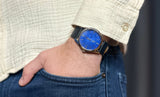 Blue Sunburst Watch - The Beyond Boring Watch Company - Flyclothing LLC