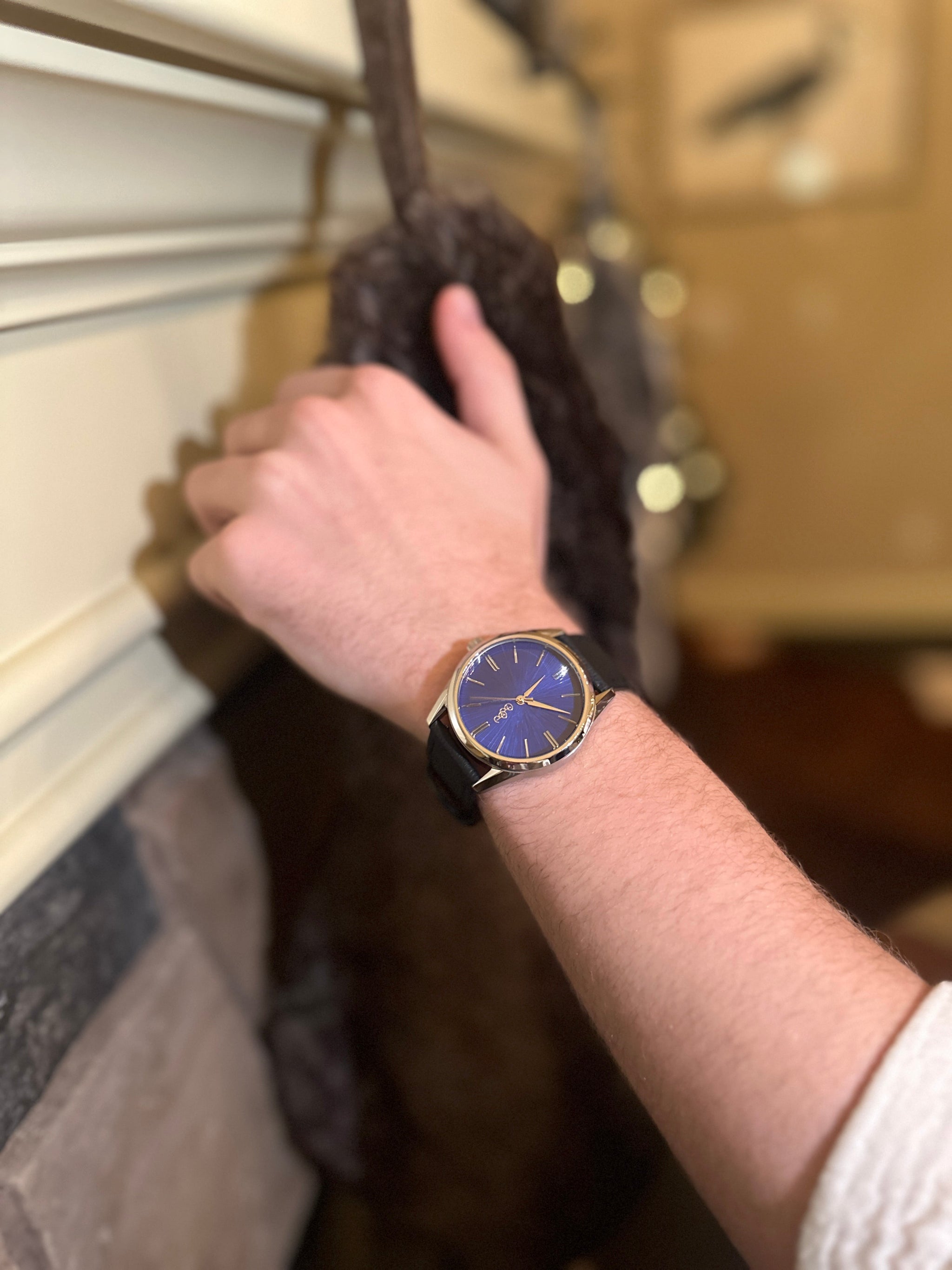 Blue Sunburst Watch - The Beyond Boring Watch Company - Flyclothing LLC