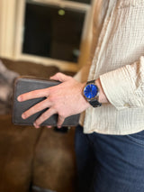 Blue Sunburst Watch - The Beyond Boring Watch Company - Flyclothing LLC