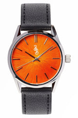 Orange Sunburst Watch - The Beyond Boring Watch Company - Flyclothing LLC