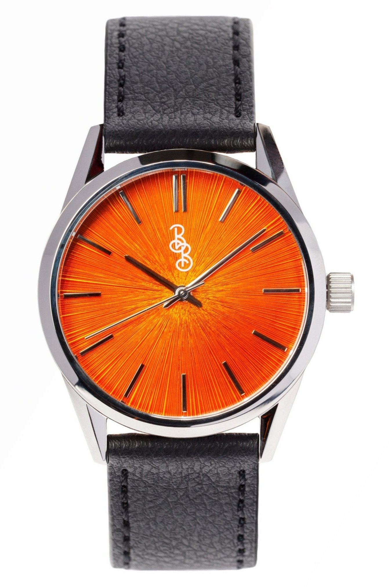 Orange Sunburst Watch - The Beyond Boring Watch Company - Flyclothing LLC