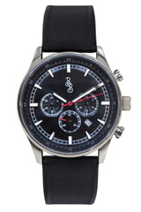 Black Sport Chronograph - The Beyond Boring Watch Company - Flyclothing LLC