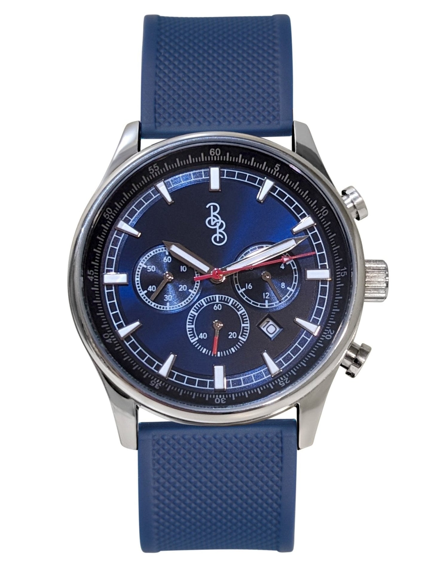 Blue Sport Chronograph - The Beyond Boring Watch Company - Flyclothing LLC