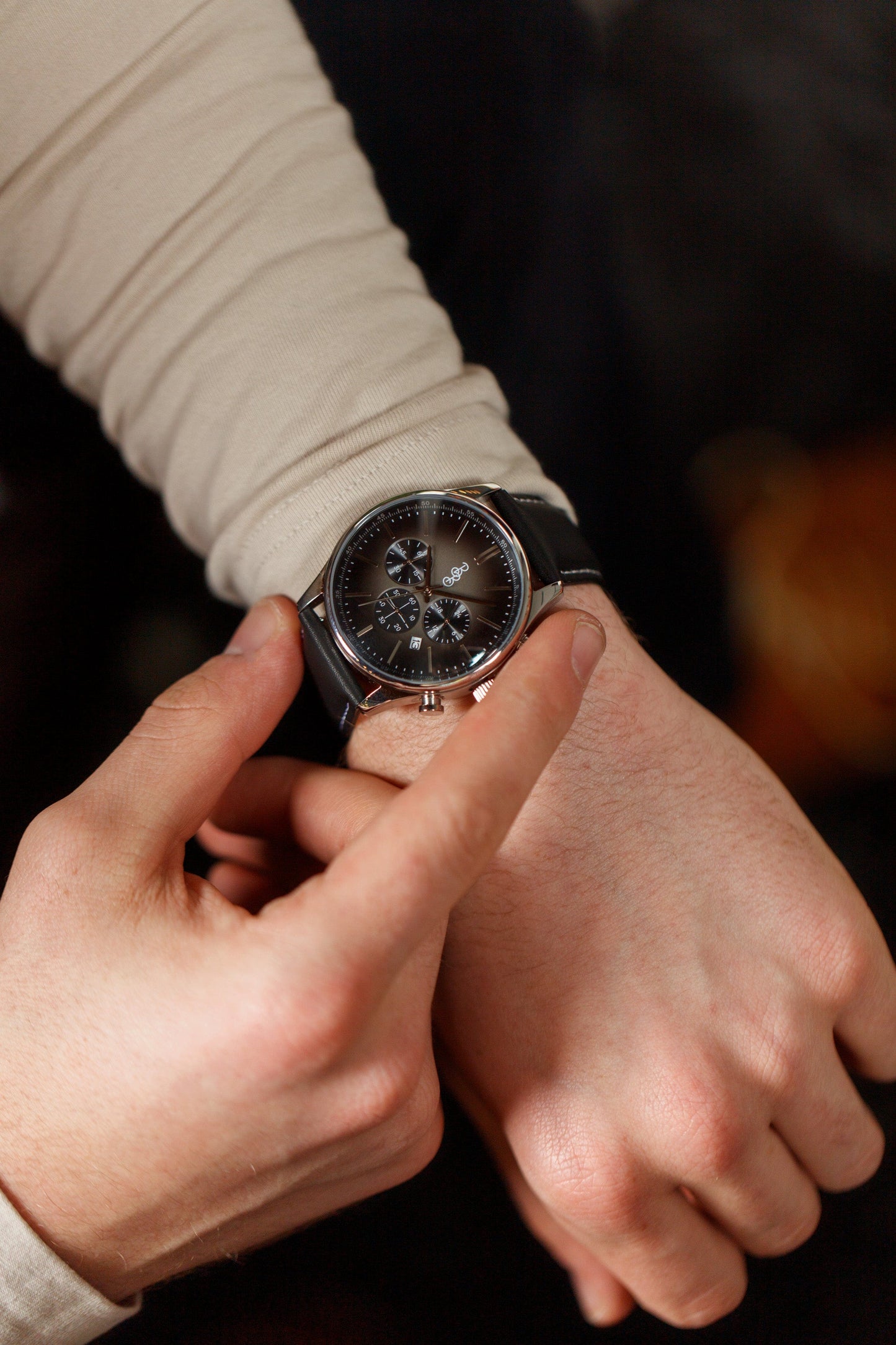 Gray Retro Chronograph - The Beyond Boring Watch Company - Flyclothing LLC