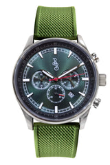 Green Sport Chronograph - The Beyond Boring Watch Company - Flyclothing LLC