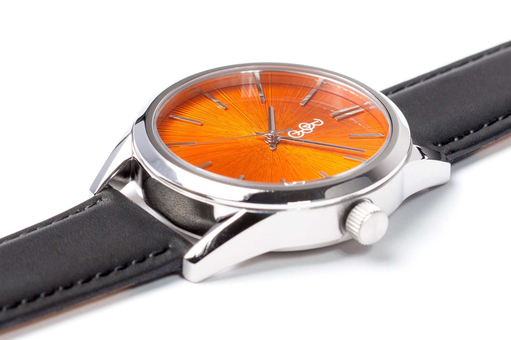 Orange Sunburst Watch - The Beyond Boring Watch Company - Flyclothing LLC