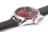 Burgundy Sunburst Watch - The Beyond Boring Watch Company - Flyclothing LLC